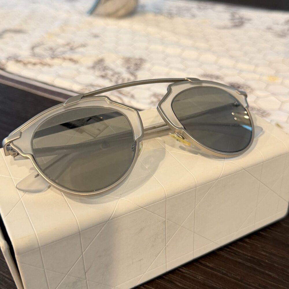 Christian Dior Dior Silver aviator sunglasses